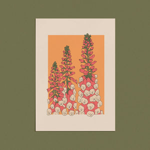 Foxglove Card - Cai & Jo